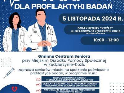 Tak! Dla profilaktyki badań