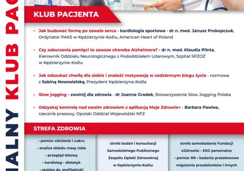 Zaproszenie na Opolski Klub Pacjenta
